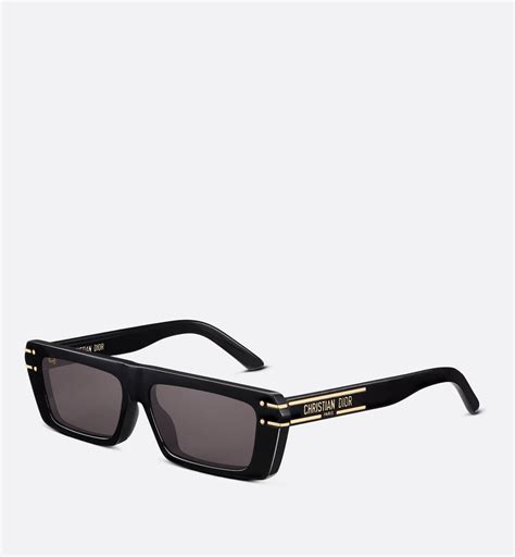 dior diorsignature s2u|DiorSignature S2U Black Rectangular Sunglasses .